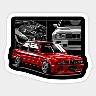 BMW E30 M3 Sticker